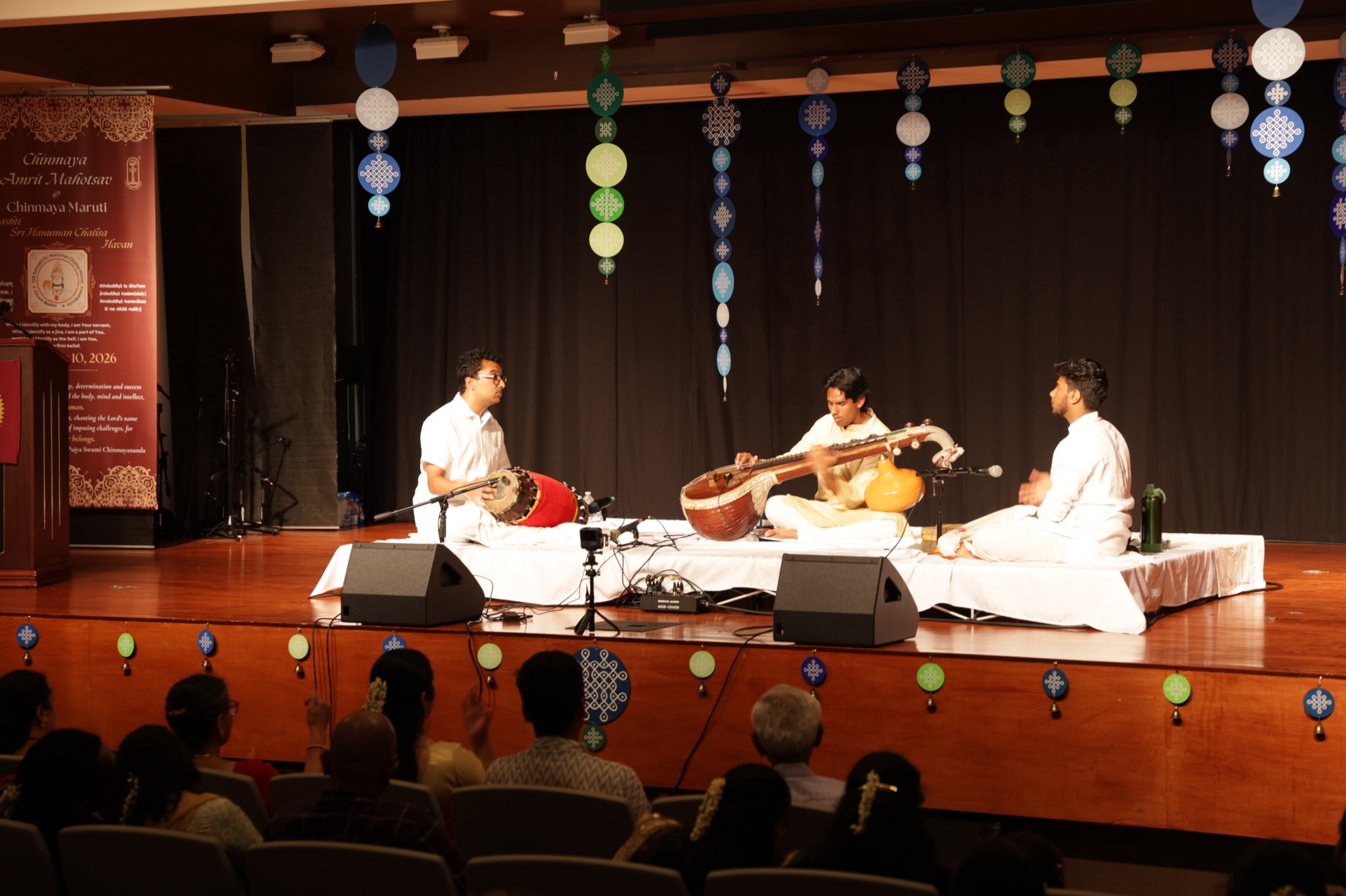 Sri performing at Raghav Shubash's Veena Arangaetram 2026 - 2